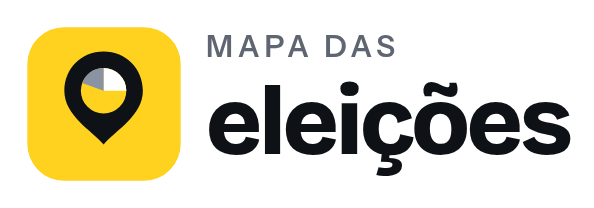 Logo do Mapa das Eleições em fundo claro