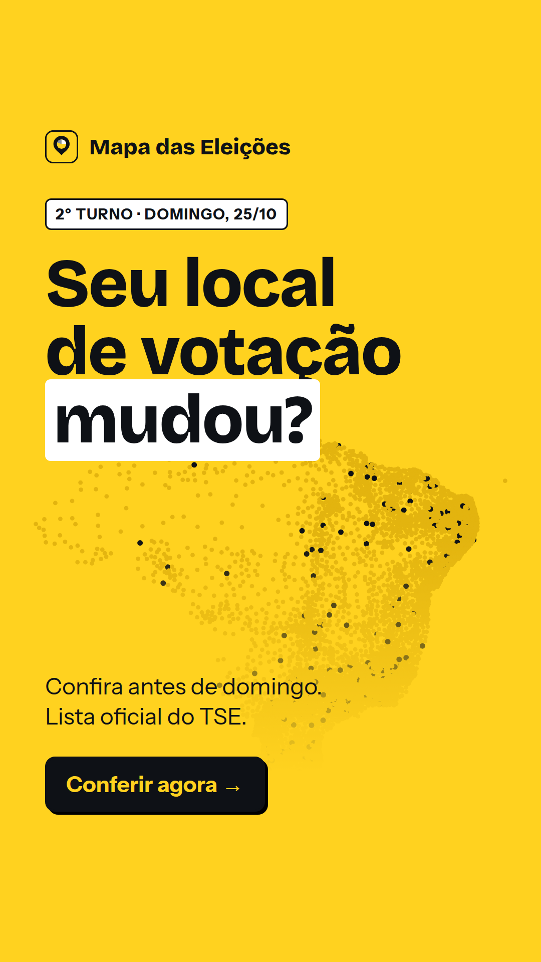 Post: Story: seu local mudou?